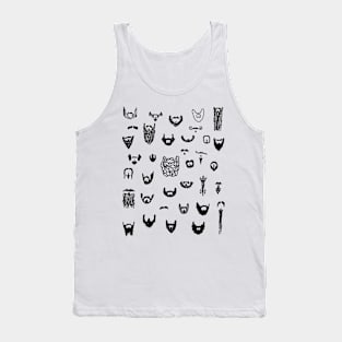 Beard collage Tank Top